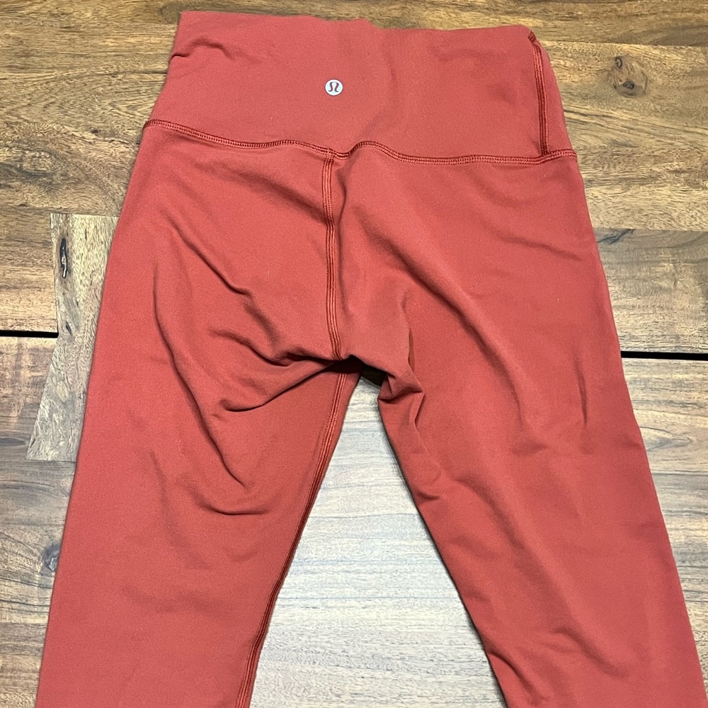 Orange lululemon leggings